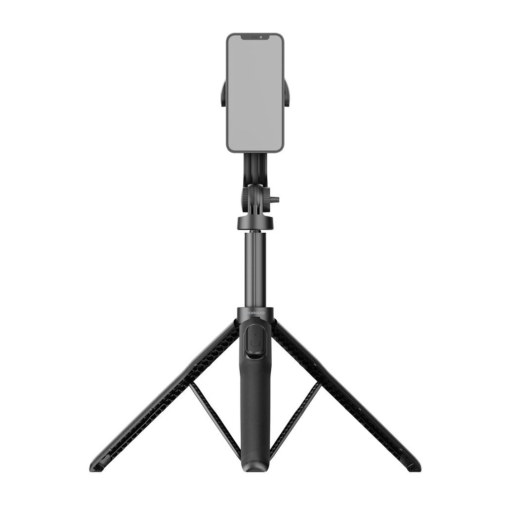 Porodo Magnetic Selfie Stick 150cm Extendable with 3 Leg Tripod and Remote Control (PD-MGS150-BK)